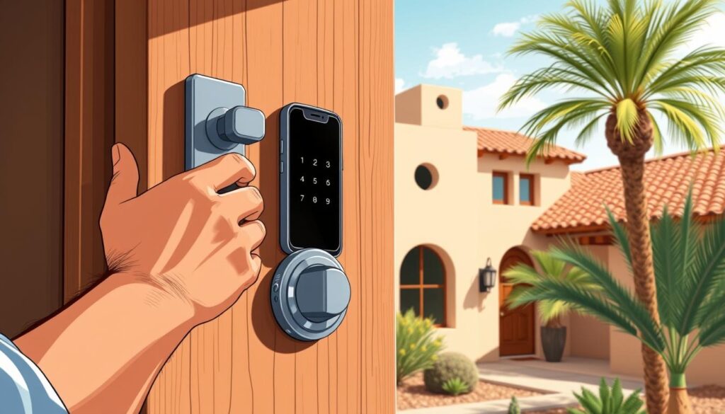 smart lock installation Phoenix AZ